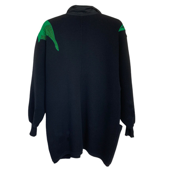 Vtg 80's Dino Valiano Applique Balloon Sleeve Knit Sweater Jacket Sz DE 36 US 8 - Picture 8 of 8